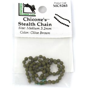 Hareline Chicone's Medium Stealth Chain Beads