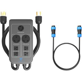BLUETTI Split Phase Fusion Box P030A, Double The Output Power/Voltage/Capacity of BLUETTI Power Station EP500Pro