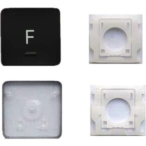 Replacement Individual F Key Cap and Hinges are Applicable for MacBook Pro/Air A2141 A2251 A2289 A2179 A2337 A2338 A2442 A2485 A2779 A2780 A2941 A2918 A2992 A2681 A2941 2019-2023 Year