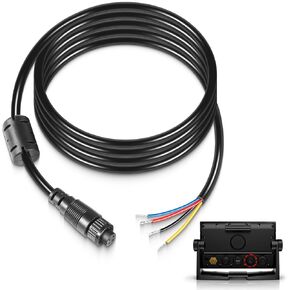 Replacement for 000-00128-001 Power Cable, 4 Pin Connector to 4 Bare Wires for Power in, For Power Control Bus and External Alarm, Fits for NSS/Zeus3 7/9/12/16, NSO, Vulcan 7/9/12, ZEUS2, GO9/GO12 XSE