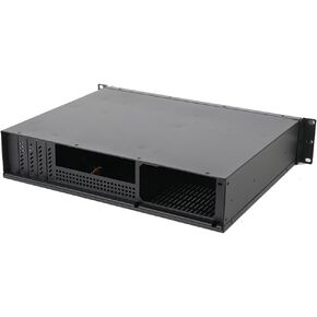 2U Wall Mount Server Cabinet IT Network Rack,14inch Wall Mount Network Cabinet for IT Devices,A/V Devices,Supports 3 x 3.5 HDD 1 x 2.5 SSD,80mm Fans