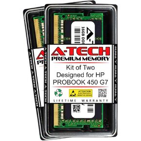 A-Tech 32GB (2 x 16GB) RAM for HP PROBOOK 450 G7 | DDR4 2666MHz SODIMM PC4-21300 260-Pin Non-ECC Memory Upgrade Kit