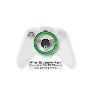 DRIFTwheel Wheel Expansion Pack - 3D Printed Controller Accessory For Mini Steering Wheel - Increased Accuracy (Black Wheel Black Pinion Standard)
