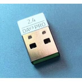 Fits for USB Replacement USB Dongle Receiver Adapter for Razer Viper V2 Pro Wireless Gaming Mouse (White)