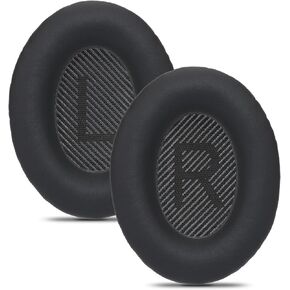 Damex Ear Cushions for Bose qc35 ii Replacement Ear Pads, Compatible with Bose QuietComfort 35 Replacement earpads, Increased Stitching,no Breakage, Protein Leather, Softly. (Silver)