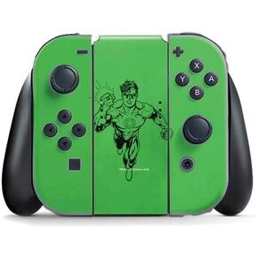 Skinit Decal Gaming Skin Compatible with Nintendo Switch (2017-2021) Joy-Con Controller - Officially Licensed DC Comics Green Lantern Blackest Night, Vol 1 Cover by Ivan Reis Design