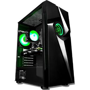 SAAV T5 Prebuilt Gaming PC Desktop - Intel Core i5 3.4GHz, 8GB RAM, GEFORCE GTX 750 2GB GDDR5 GPU, 512GB NVME SSD, WiFi 5, Bluetooth 5, Win 10, PC Gaming Computer Desktop, 1-Year Warranty