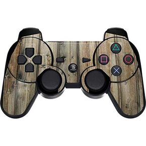 Skinit Decal Gaming Skin for PS3 Dual Shock Wireless Controller - Originally Designed Natural Weathered Wood Design