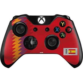 Skinit Decal Gaming Skin Compatible with Xbox One Controller - Originally Designed Spain Soccer Flag Design
