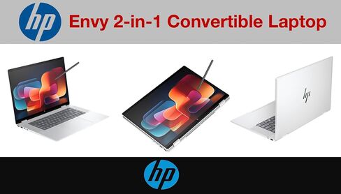 HP Envy AI Powered 2-in-1 الكمبيوتر المحمول 16.0 "شاشة تعمل باللمس IPS Wuxga (Intel Core Ultra 7 155U ، 32GB LPDDR5 ، 512GB PCIE SSD ، PEN النشط ، الإضاءة الخلفية KB ، Thunderbolt 4 ، WIFI 7 ، WebCAM ، WIN 11 Pro) in Kuwait