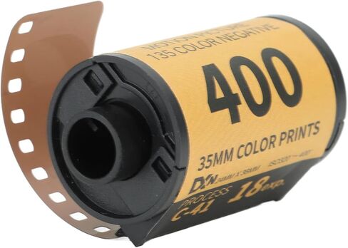 Camera Color Film ISO 320‑400 35mm Fine Grain Wide Exposure Latitude HD Wide Latitude Negative Film 135 Camera (18 Sheet) in Saudi Arabia