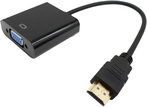 HD 1080p HDMI متوافق مع محول محول الكابل إلى أنثى مع شرائح HD الفيديو المدمجة لـ P ؛ S/4 لـ HDMI (أسود) in Saudi Arabia