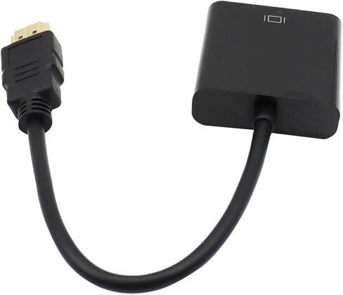 HD 1080p HDMI متوافق مع محول محول الكابل إلى أنثى مع شرائح HD الفيديو المدمجة لـ P ؛ S/4 لـ HDMI (أسود) in Saudi Arabia