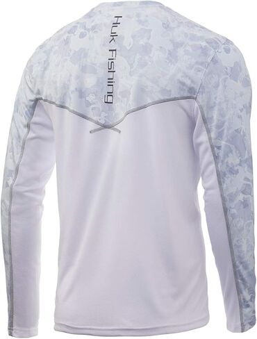 Huk Men's Standard Icon X Camo Long Sleeve Performance Fishing Shirt, Boca Grande, XX-Large in Saudi Arabia