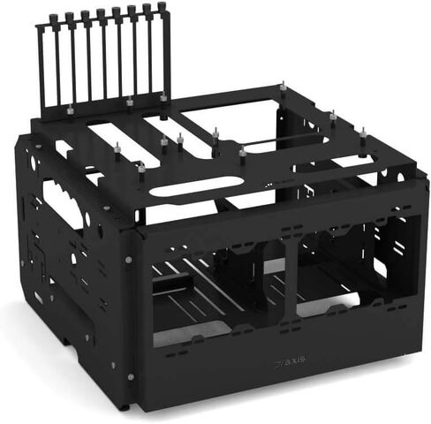 Praxis Wetbenchsx Air Open Air Computer Test Bench Basic - Flat Edition - Black - Black in Kuwait