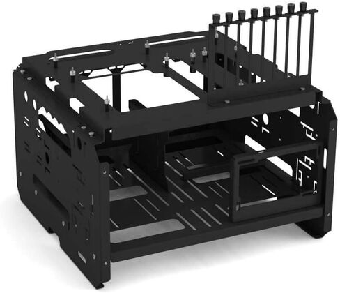 Praxis Wetbenchsx Air Open Air Computer Test Bench Basic - Flat Edition - Black - Black in Kuwait