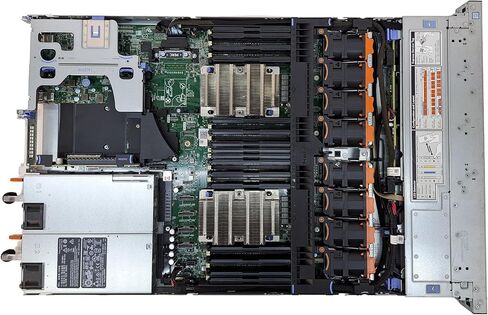 Dell EMC PowerEdge R640 8 Bay SFF, 2X Platinum 8168 2.7GHz 24-Core CPU, 512GB DDR4 RAM, H730p, 8X 2.4TB 10K 12G SAS Drive, BOSS Card w/ 2X 240GB M.2 SSD, Rails, Bezel (Renewed) in Kuwait