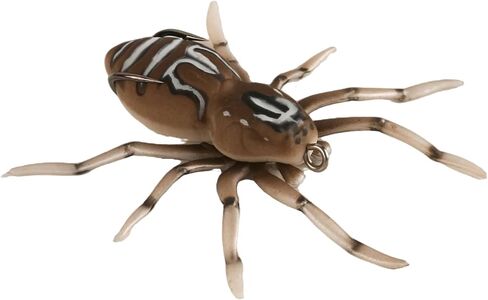Spider Lure Fishing Lure for Bass Fishing (1.57in /1.85in) | Spider Lure with Self-Righting Ballast for Natural Walking Action | Topwater Fishing Bait, Hollow Body Weedless in Saudi Arabia