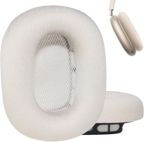 Aiivioll تم ترقيته AirPods Max Max Ear Cushions استبدال أذن للـ AirPods Max （2024） سماعات الرأس ، وسادات الأذن النسيج الشبكية مع رغوة الذاكرة ومغناطيس للـ AirPods Max (Max (Max) in Kuwait