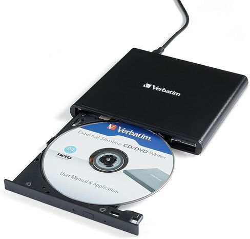 Verbatim External Slimline Blu-Ray RW Drive - 43890 - Black in Kuwait
