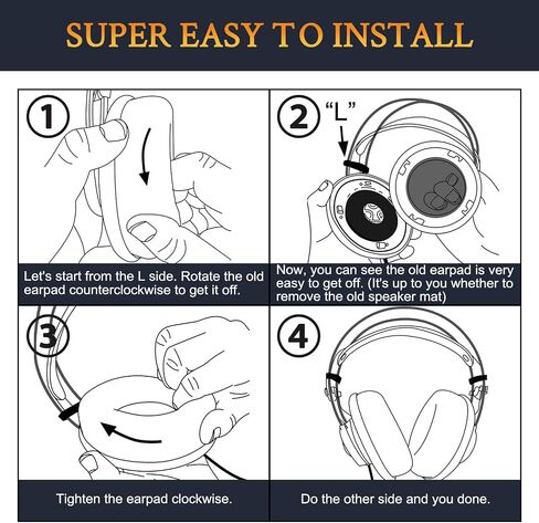 SOULWIT Velour Professional Replacement Earpads Cushions for AKG K701, K702, Q701, Q702, K601, K612, K712 Headphones, Ear Pads with Softer Velour, High-Density Foam - Black in Saudi Arabia