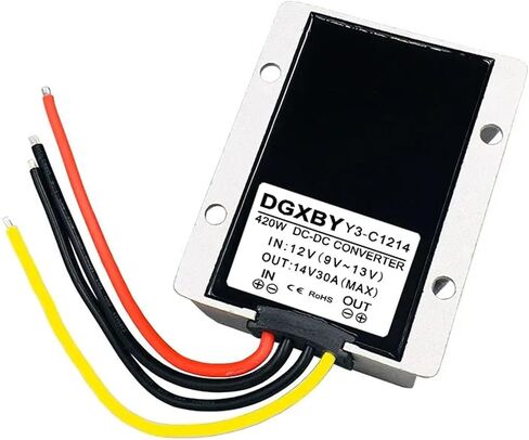 12V إلى 14V 8A 10A 15A 18A 20A 25A 30A وحدة منظم الجهد الجهد الجهد النمطية 9-13V إلى 13.8 فولت معززة الطاقة (12V إلى 13.8V 30A) in Saudi Arabia