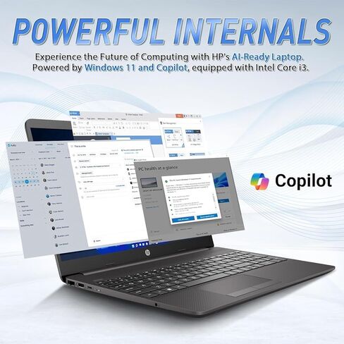HP 250-G9 Flagship 15.6" Laptop - Special Business Edition w/Microsoft Office 365-40GB RAM | 1TB SSD - Intel Core i5 10-Core Processor - 15.6" FHD - Wi-Fi 6 - Win 11 Pro - w/WOWPC Recovery USB in Kuwait