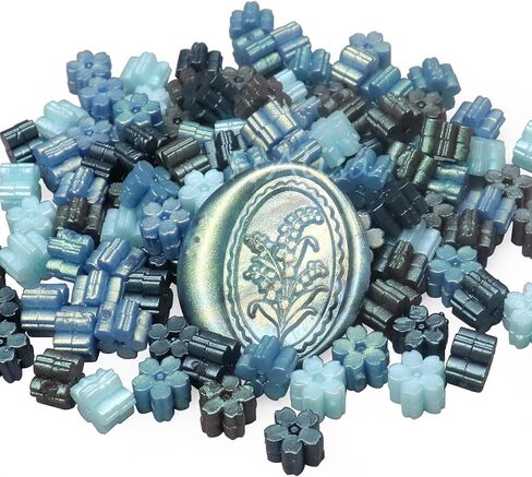 fsalisa Sakura Sealing Wax Beads 115pcs Wax Seal Beads for Wax Stamp Sealing, Christmas Cards, Envelopes, Wedding Invitations, Wine Packages, Gift Wrapping in Kuwait