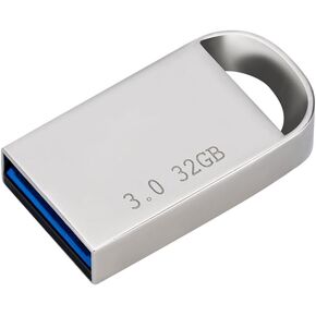 32GB USB Flash Drive,USB 3.0 Thumb Drives,Storage Memory Stick,Jump Drive for PC/Laptop (Silver)
