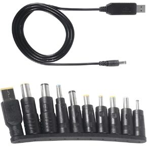 34PCS DC Connectors Plug Kit Universal DC Plug Connectors 5.5mm x 2.1mm Connectors Kit for Laptop