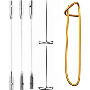 كابل دوار ChiaoGoo Twist Swiv360 صغير 8 بوصات (20 سم) يناسب الولايات المتحدة 2، 3، 4، 5، 6، 7، 8 أطراف إبرة حياكة قابلة للتبديل، حزمة مع مفتاح شد واحد وحامل غرز Artsiga Crafts 7708-S in Kuwait