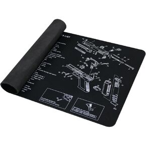 تنظيف حصيرة من أجل Glock double shight Mat HD Deagram بما في ذلك نقاط تزييت قائمة الأجزاء وخطوات التفكيك
