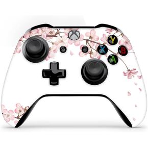 ZOOMHITSKINS Controller Skin Compatible for X1 S and X1 X, Vinyl Sticker Technology, Sakura White Pink Cherry Blossom Japan, Durable, Bubble-Free, Goo-Free, 1 Skin, Made in The USA