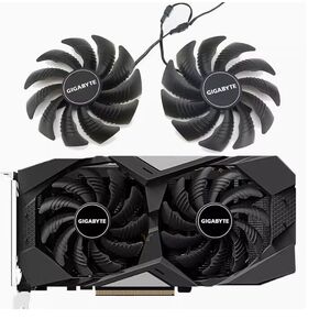 تناسب Gigabyte/Fit لـ Gigabyte GTX 1650/GTX 1650 Super Graphics Card Card Fan T129215SU