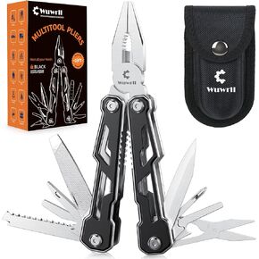 Multitool with Safety Locking,16-in-1 Multi Tool Stainless Steel Pocket Knife Set with Pliers, Upgrade Camping Tool Gifts for Men,for Survival, Camping, Hiking, Outdoor、