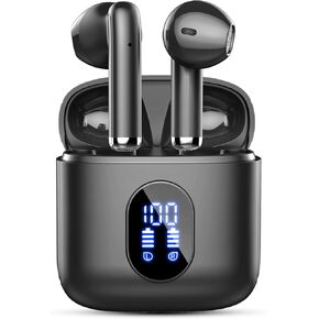 Wireless Earbuds, 2024 Bluetooth 5.4 Earbuds Hi-Fi Stereo, 3g Mini Ear Buds with 4 ENC Mic, Bluetooth Headphones in Ear, 30H USB-C LED Charging Case, IP7 Waterproof Wireless Earphones for Android iOS