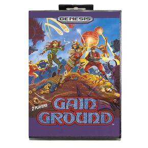 GainGround MD Game Card with Custom US Box for 16 Bit Sega Megadrive Genesis Console