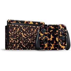 Skinit Decal Gaming Skin Compatible with Nintendo Switch Bundle - Tortoise Shell Design
