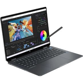Mavark HP OmniBook Ultra Flip 14-fh0013dx Copilot+ PC 14" 3K OLED Touch-Screen Laptop Intel Core Ultra 7 Active Stylus Pain Win 11 Pro 2 Years CPS Warranty (Intel Ultra 7|2TB SSG|16GB RAM)