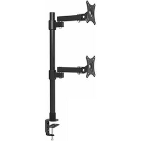 SC013B Desktop Clamping 13-27" Dual Screen Monitor Holder Long Arm Monitor Mount Retractable Rotate LCD TV Mount Rack Arm(BLSC013A)