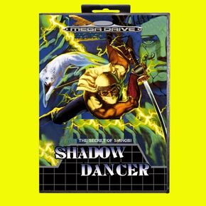 Shadow Dancer MD Game Card with Custom US Box for 16 Bit Sega Megadrive Genesis Console