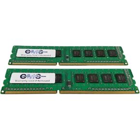 CMS 16GB (2X8GB) DDR3 12800 1600MHz Non ECC DIMM Memory Ram Upgrade Compatible with Dell® Inspiron 3647 Desktop - A63