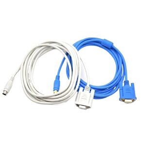 Programming Cable Download Cable SC-11 RS232 Serial Port 3meter for FX Series(White,3M)