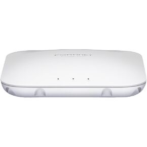 Fortinet FortiAP 241K Wi-Fi 7 Indoor Access Point | Quad-Radio | 2.4GHz/5GHz/6GHz Bands | 10 Gigabit Ethernet | BLE/ZigBee | WPA3 Security | PoE+ | Ceiling/Wall Mount (FAP-241K-A)