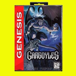 Gargoyles MD Game Card 16 Bit USA Cover for Sega Megadrive Genesis Video Game Console Cantole Cartridge