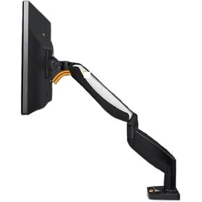 F85A Desktop Mechanical Spring Full Motion 22-32 Inch Monitor Holder Mount Arm with Two USB Ports Bracket Loading 2-8kgs(with 2xUSB2.0)