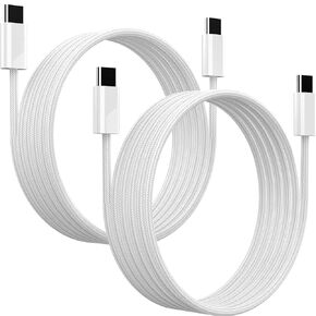 1-Pack 60W USB-C to USB-C Charging Cable, 3FT Durable TPE for iPhone 16/15 Series/iPad Pro/Air/Mini/White