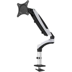 Aluminum Alloy Gas Spring Full Motion Grommet Mounting 15"-27" LCD LED Monitor Holder Arm Flexible TV Mount Loading 0-8kgs
