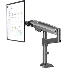 H100 Gas Spring 22-35" LCD LED Monitor Holder Arm Full Motion Desktop Monitor TV Mount Bracket Load 2-12 Kgs(with Adaptor)