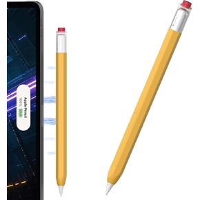 غطاء علبة سداسي كلاسيكي متوافق مع Apple Pencil 2nd Generation & Apple Pencil Pro Support الشحن المغناطيسي والنقر المزدوج (الوردي)